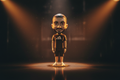 Hero банер с 3D фигурка